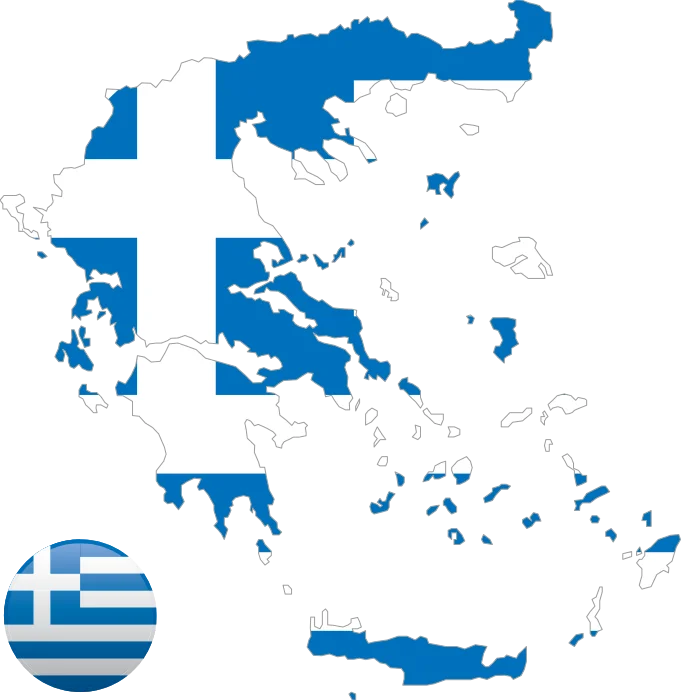 Map of Greece