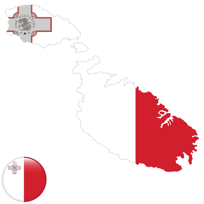 Map of Malta